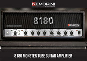 Nembrini Audio 8180 Manual