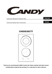 Candy CHEDD30CTT Instruction Manual