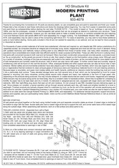 Walthers Cornerstone 933-4079 Manual