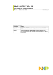 NXP Semiconductors HVP-56F80748-UM User Manual