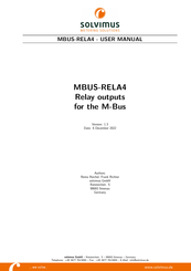 Solvimus MBUS-RELA4 User Manual