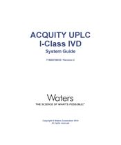 Waters ACQUITY UPLC I-Class IVD System Manual