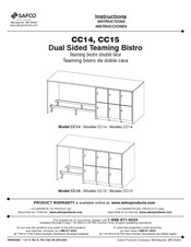 Safco Dual Sided Teaming Bistro CC14 Instructions Manual