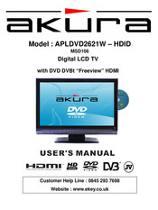 Akura APLDVD2621W User Manual