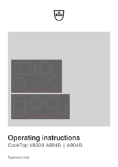 V-ZUG CT6T-31153 Operating Instructions Manual