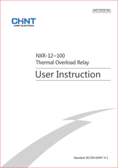CHINT NXR-38 User Instruction
