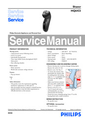 Philips HQ6423 Service Manual