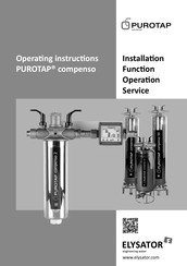 elysator PUROTAP compenso 2 Operating Instructions Manual