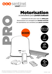 urmet domus SCS Sentinel PRO MCO0099 Manual