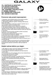 Arthauss Furniture GALAXY Assembly Instructions Manual