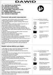 Arthauss Furniture DAWID Assembly Instructions Manual