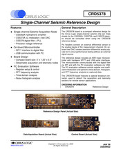 Cirrus Logic CRD5378 Manual
