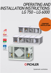 Pichler LG 6000 Operating And Installation Instructions