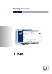HBM TIM40 Mounting Instructions