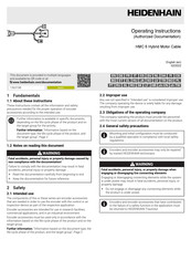 HEIDENHAIN HMC 6 Operating Instructions Manual