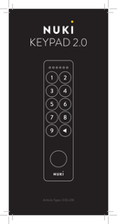 NUKI 030.218 Installation Manual