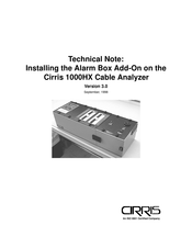 Cirris 1000HX Installing