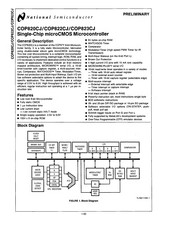 National Semiconductor COP822CJ Manual