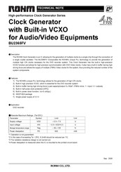 Rohm BU2365FV Technical Notes