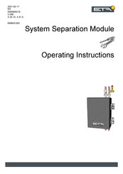 eta System Separation Module Operating Instructions Manual