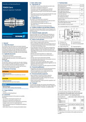 SCHUNK TENDO Zero Assembly And Operating Manual