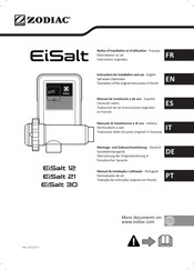 Zodiac EiSalt 21 Instructions For Installation And Use Manual