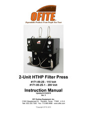 OfiTE 171-00-2S Instruction Manual