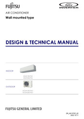 Fujitsu AOUH24LPAS1 Design & Technical Manual