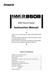 Hakko Electronics 850B Manuals | ManualsLib