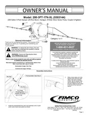 Fimco 5303144 Owner's Manual