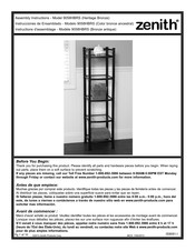 Zenith 9058HBRS Assembly Instructions Manual