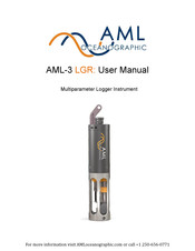 AML Oceanographic AML-3 LGR User Manual