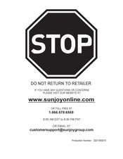 Sunjoy SHELTON A101001910 Assembly Instructions Manual