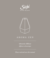 Saje Aroma Zen Manual