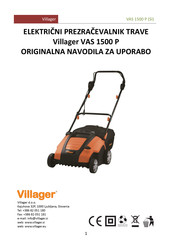 Villager VAS 1500 P Instruction Manual