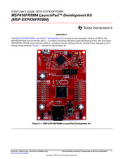 Texas Instruments LaunchPad MSP-EXP430FR5994 User Manual