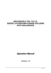 Acrosser Technology AR-B1684VL2 Operation Manual