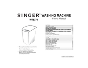 Singer WT5378 User Manual