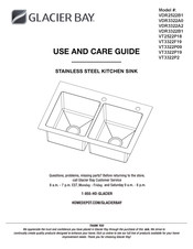 Glacier bay VDR3322A2 Use And Care Manual