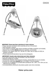 Fisher-Price CDG12 Manual