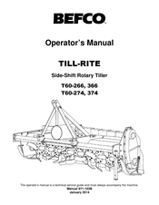 BEFCO TILL-RITE T60-274 Operator's Manual