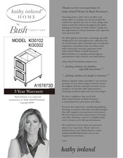 BUSH FURNITURE kathy ireland KI30302 Manual