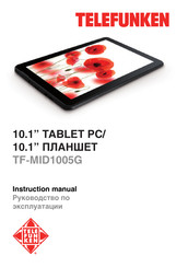 Telefunken TF-MID1005G Instruction Manual