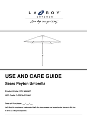 LAZBOY D71 M80907 Use And Care Manual