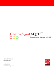 Horizon Fitness SQ3TS Operational Manual