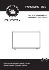 G2 GoGEN TVU43S298STWEB Instruction Manual