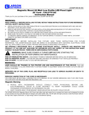 Larson Electronics LEDWP-500-M-20C Instruction Manual