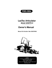 Lastec 325EFR Owner's Manual