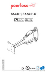 peerless-AV SA730P-S Assembly Instructions Manual