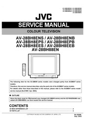 JVC AV-28BH8ENS Service Manual